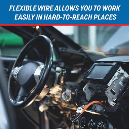 16 Gauge Wire (16 AWG) - 100 Foot, Pure Copper, Stranded Electrical Wiring for Speaker, Automotive, Trailer, Stereo and Home Theater Applications - Red/Black